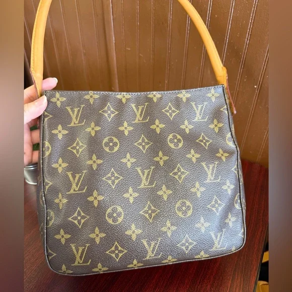 Louis Vuitton Monogram Canvas Shoulder Bag in Brown - Picture 15 of 16